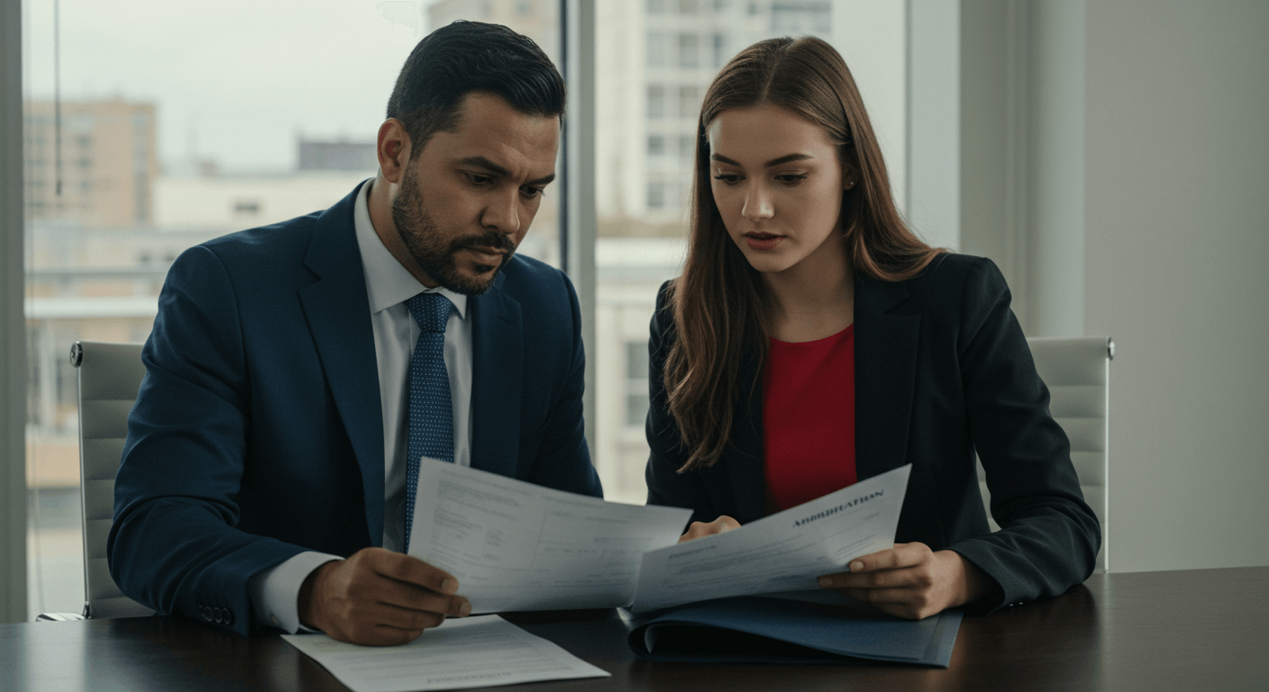 contract dispute arbitration in Fairfax, Virginia 22031